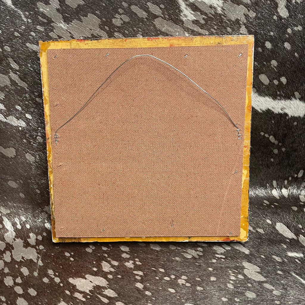 "Wild as the West Texas Wind" Cowgirl Square Framed Canvas