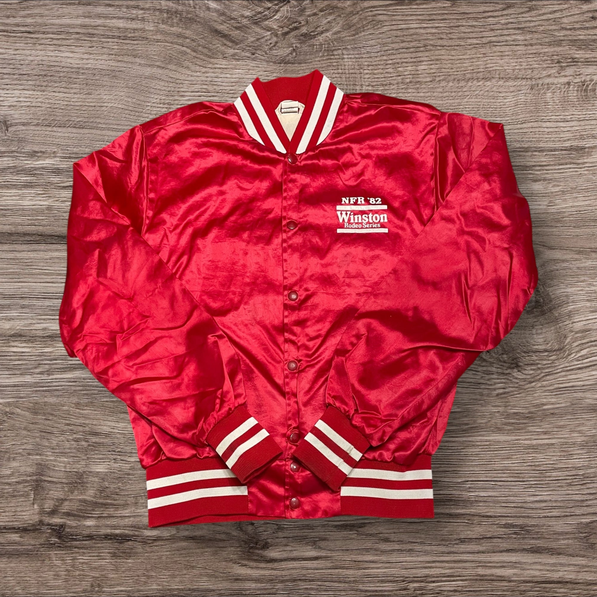 Medium Vintage 1982 NFR Satin Bomber