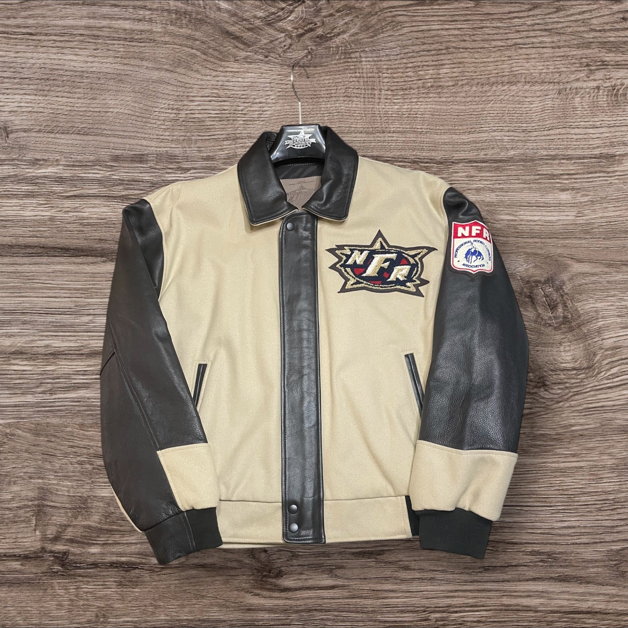 XLarge Vintage 1999 NFR Wool & Leather Official Contestant Jacket