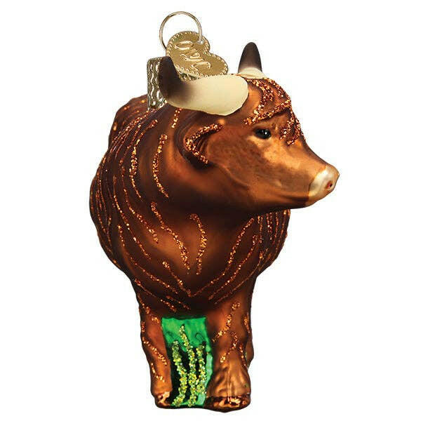 Old World Christmas Highland Cow Ornament