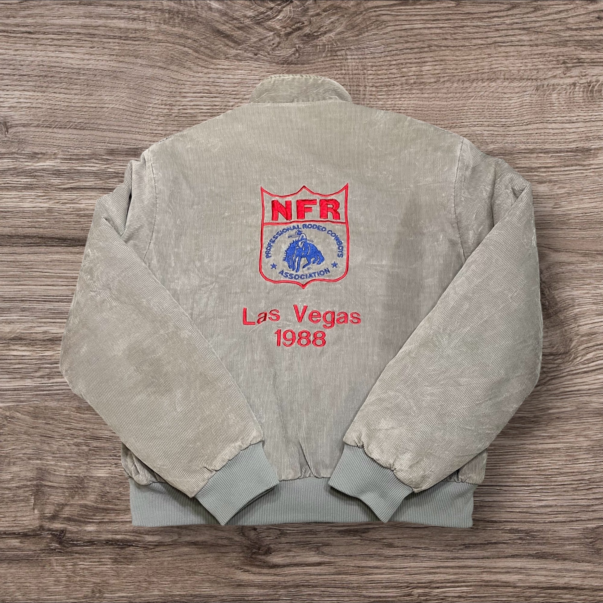 Large Vintage 1988 NFR Corduroy Bomber