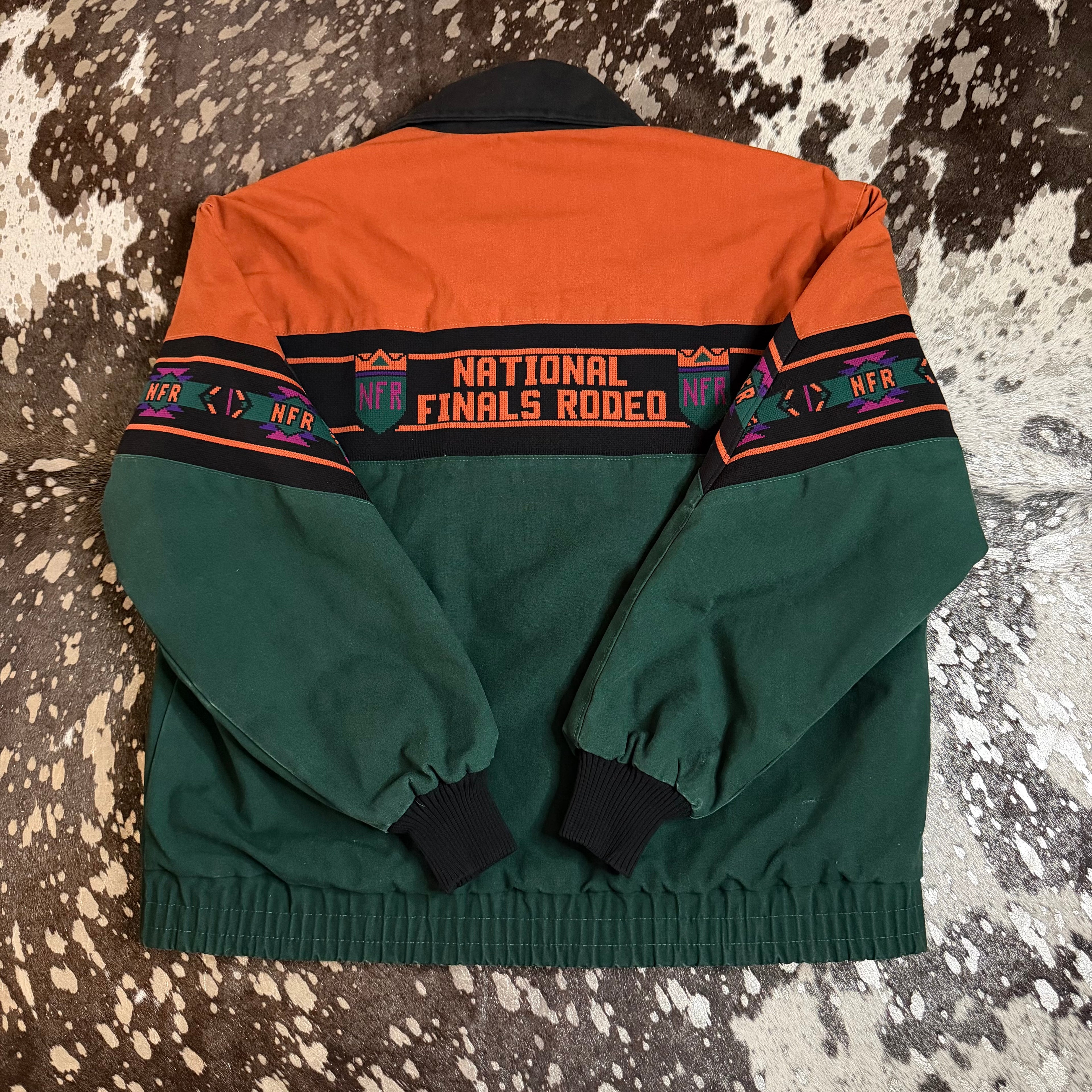 XLarge Vintage 90s NFR Canvas Aztec Jacket