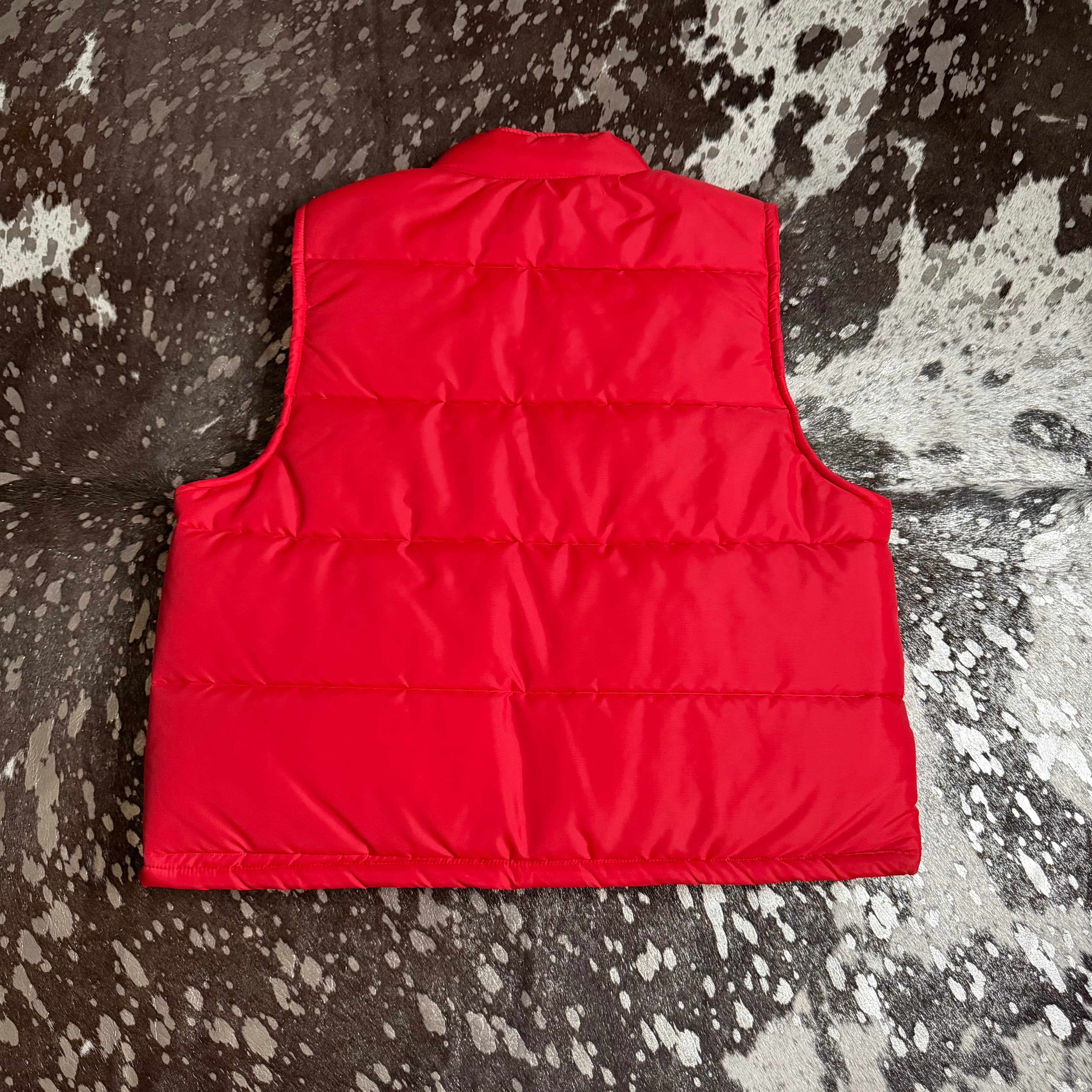 Large Vintage 1977 NFR Puffer Vest