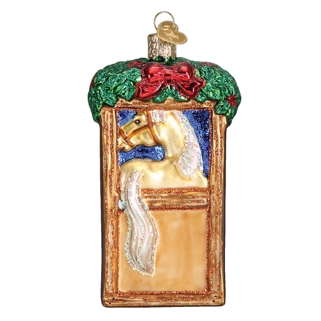 Horse In Stall Ornament