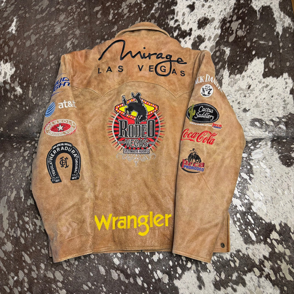 Small NWT Limited Edition Rodeo Vegas Leather Jacket