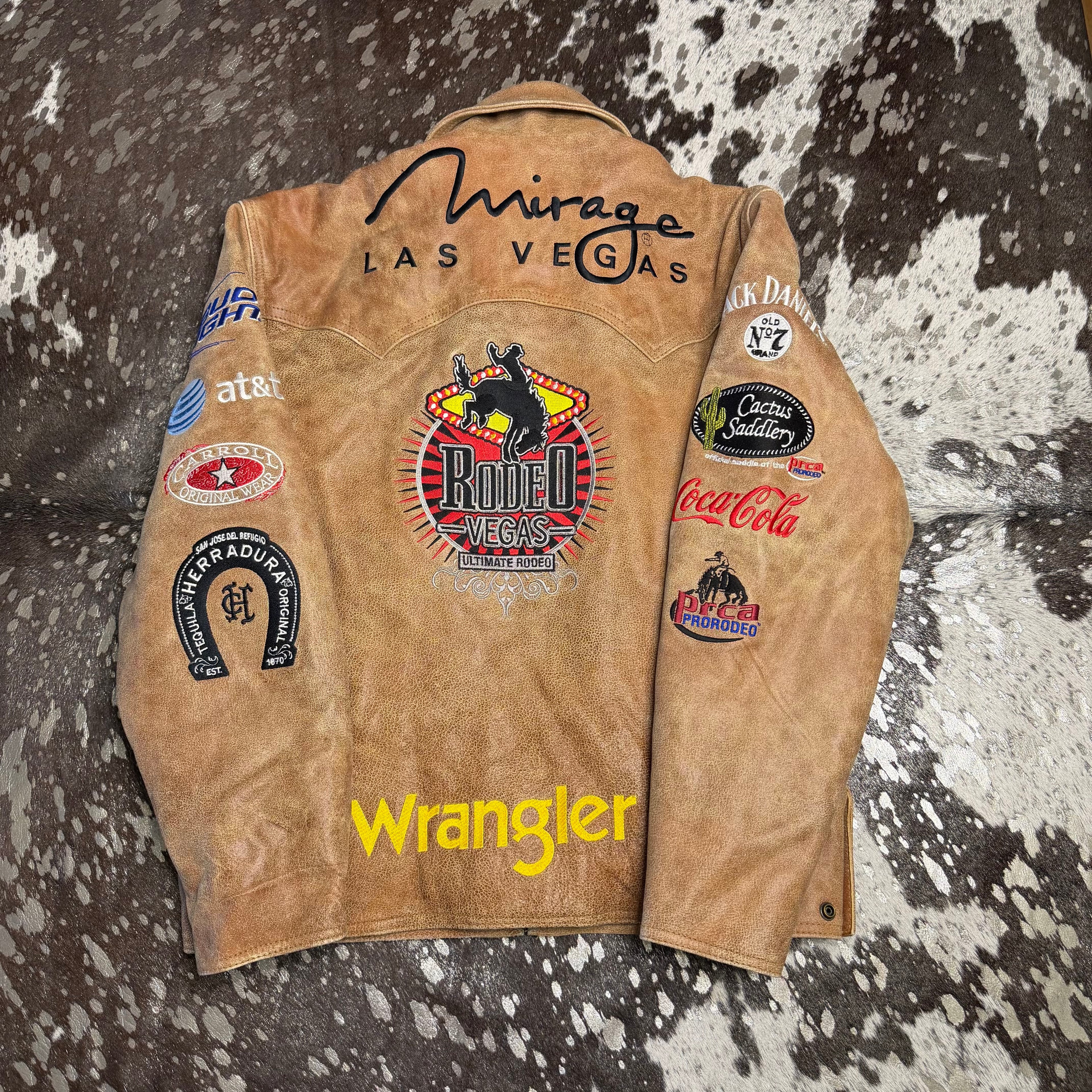 Small NWT Limited Edition Rodeo Vegas Leather Jacket