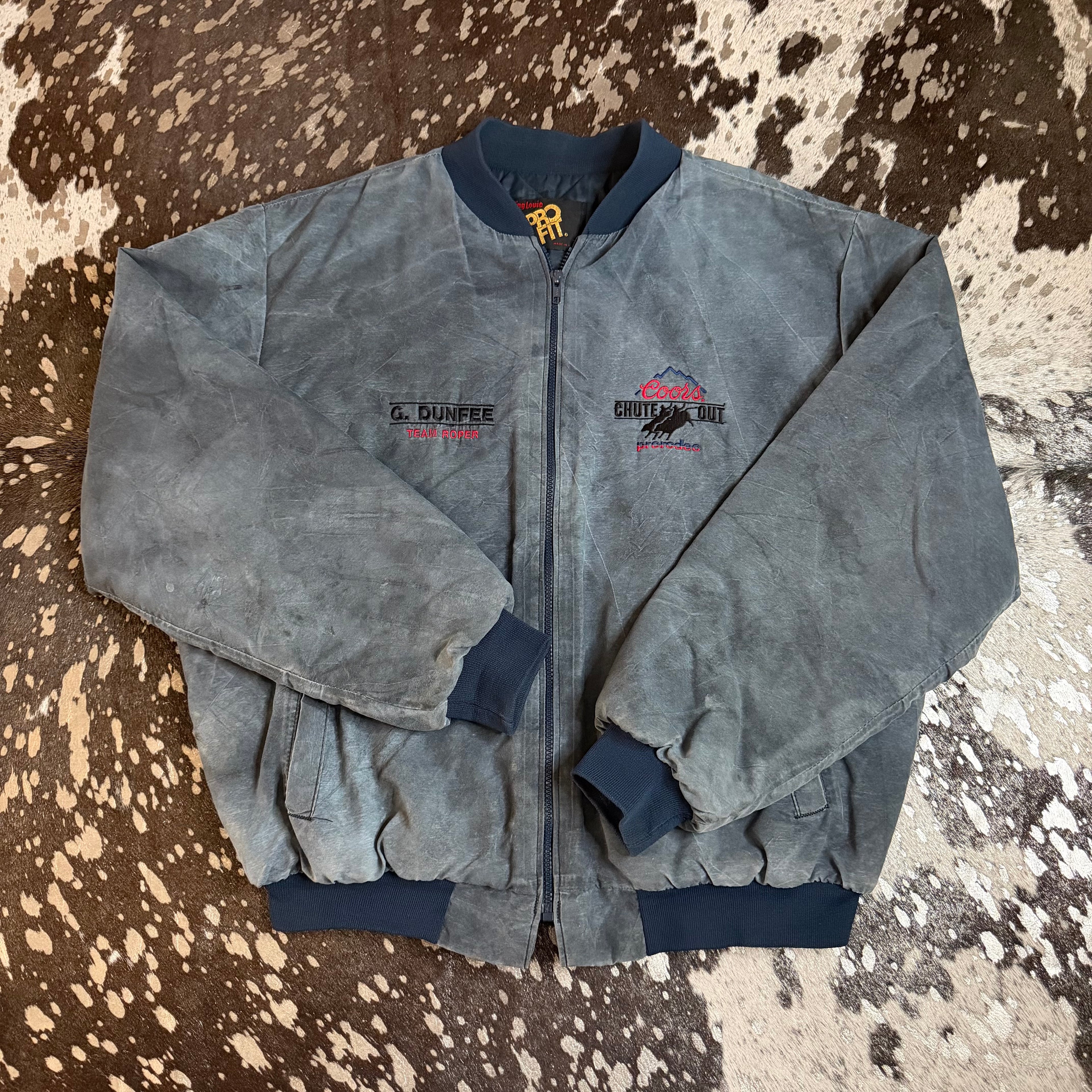 XLarge Vintage Coors Chute Out Pro Rodeo Jacket