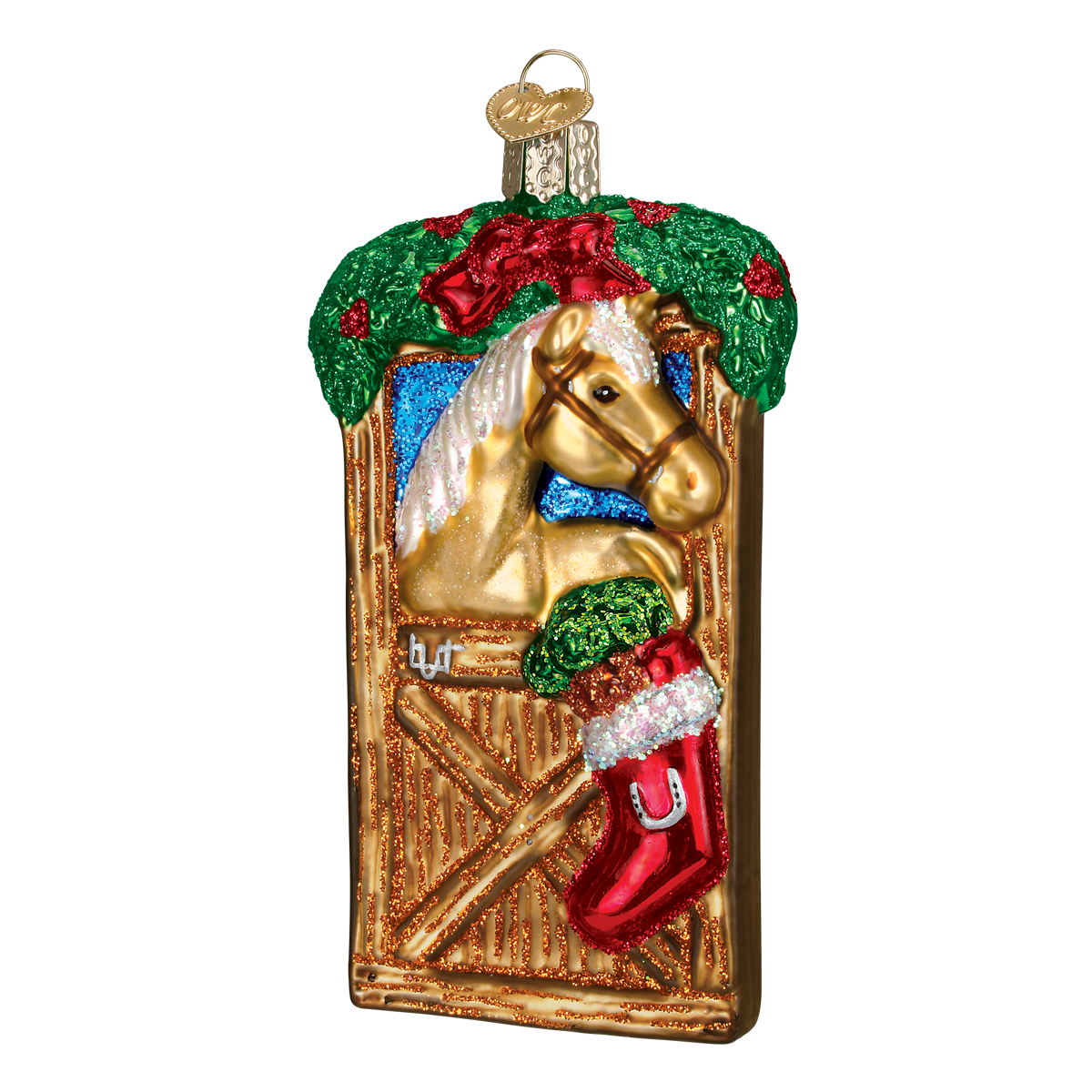 Horse In Stall Ornament