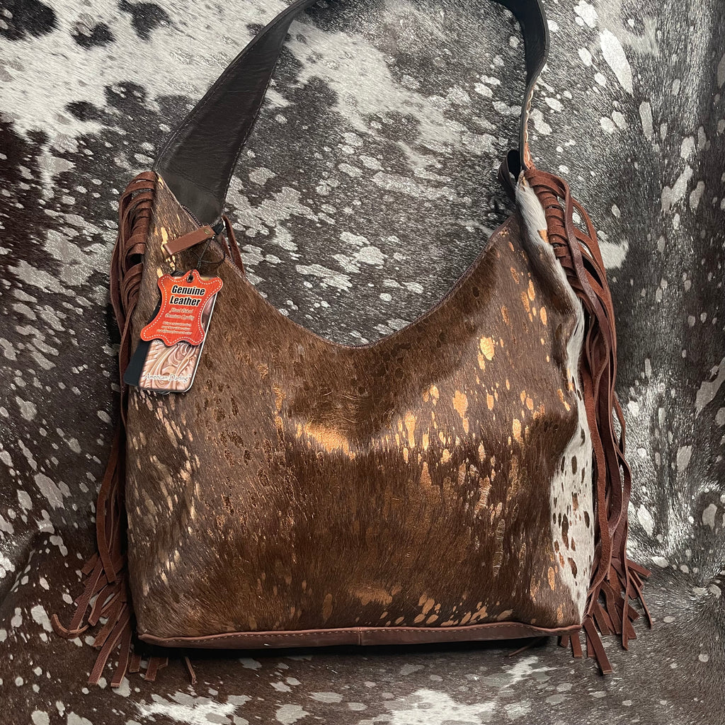 American Darling Hair on Hide Hobo Bag