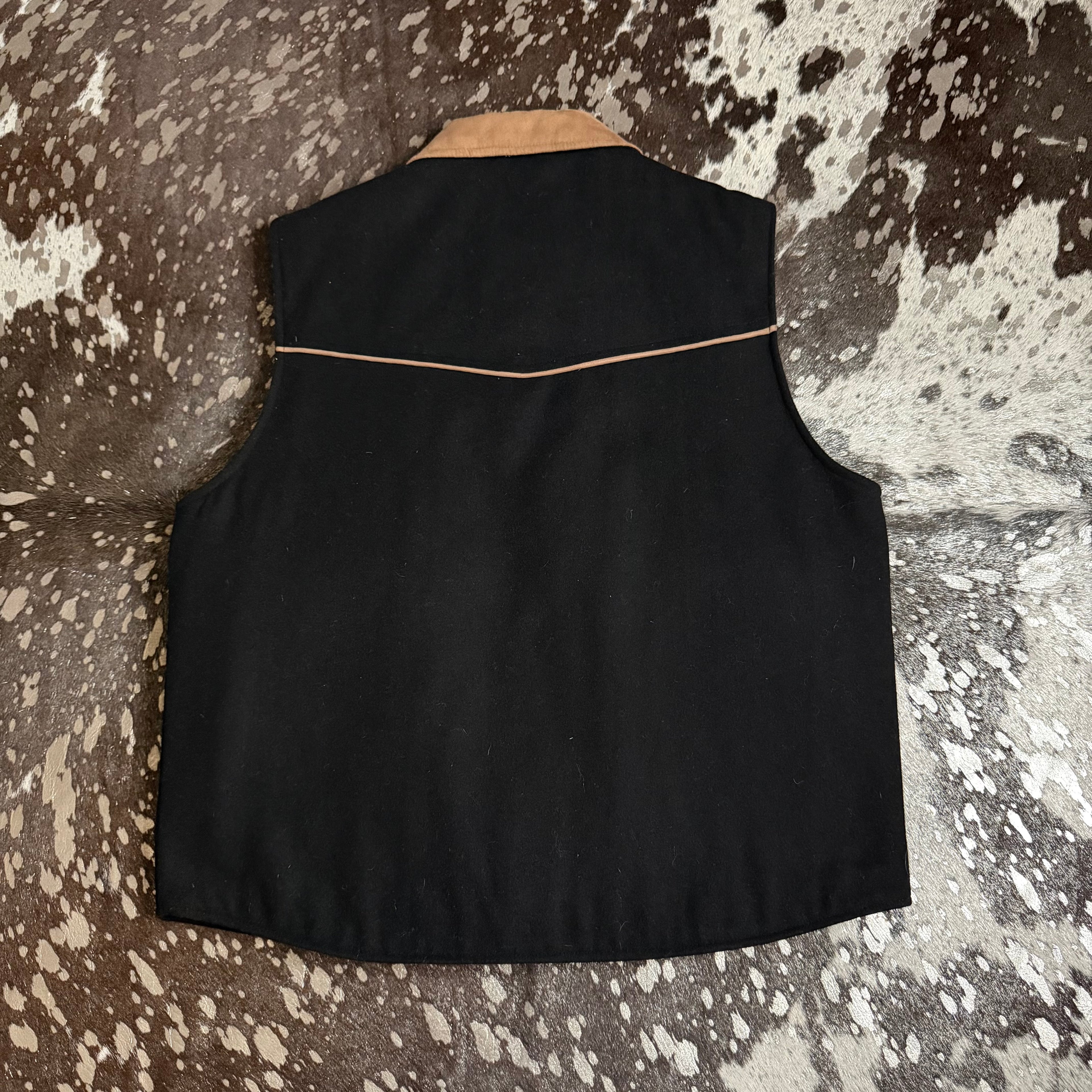 Large Vintage Cowboy Vest by Cripple Creek