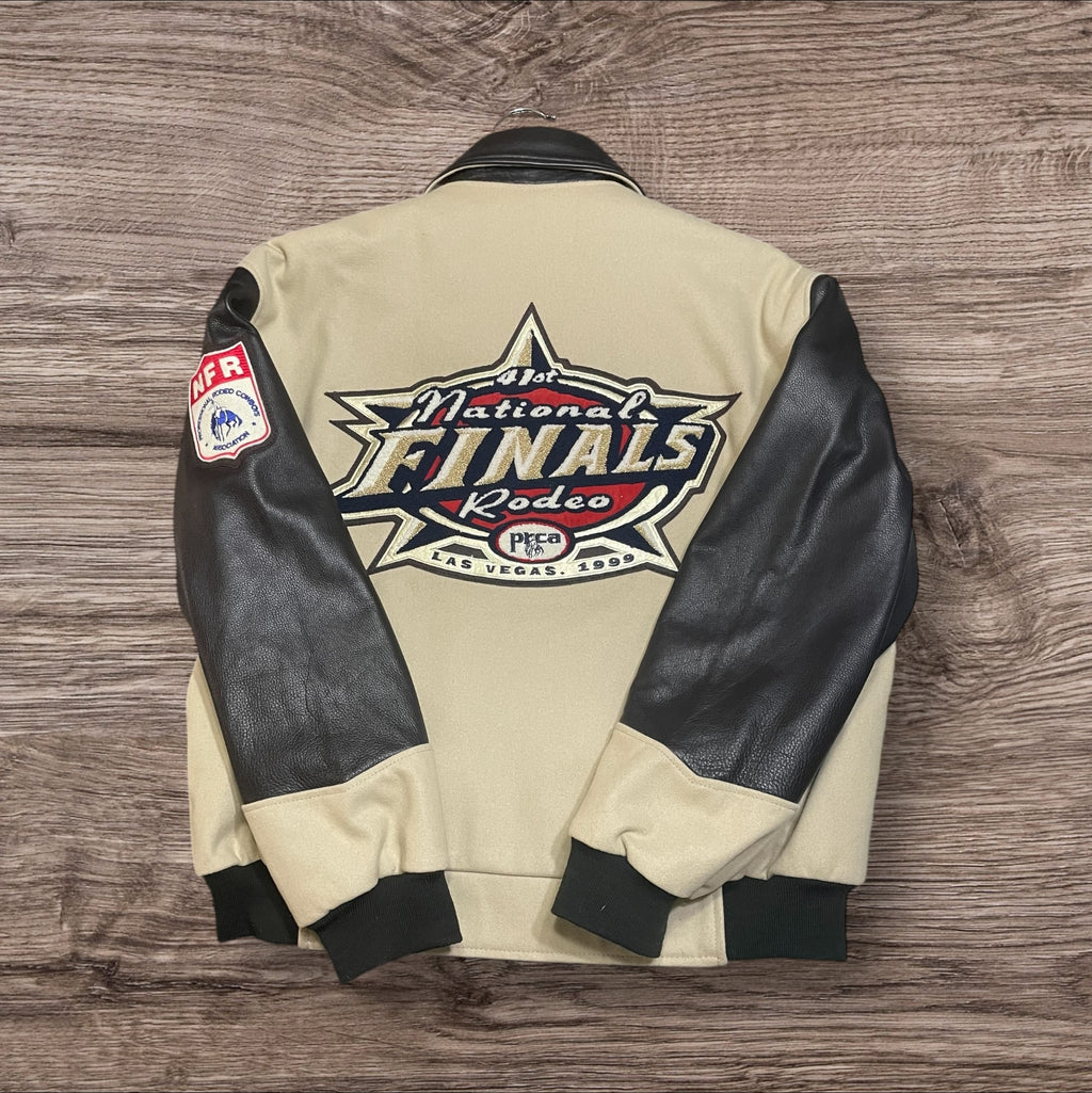 XLarge Vintage 1999 NFR Wool & Leather Official Contestant Jacket