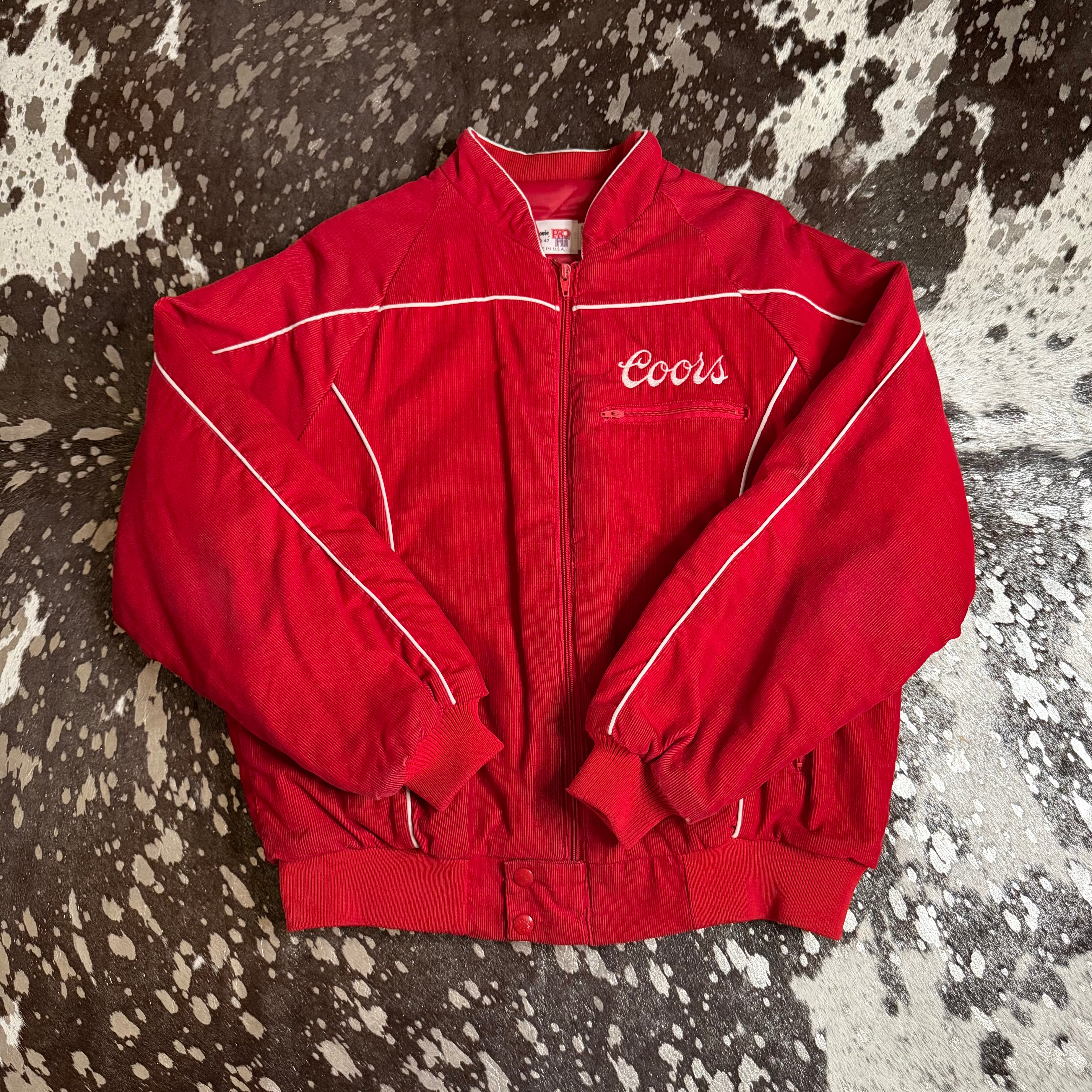 Medium Vintage Coors Chute Out Pro Rodeo Corduroy Jacket