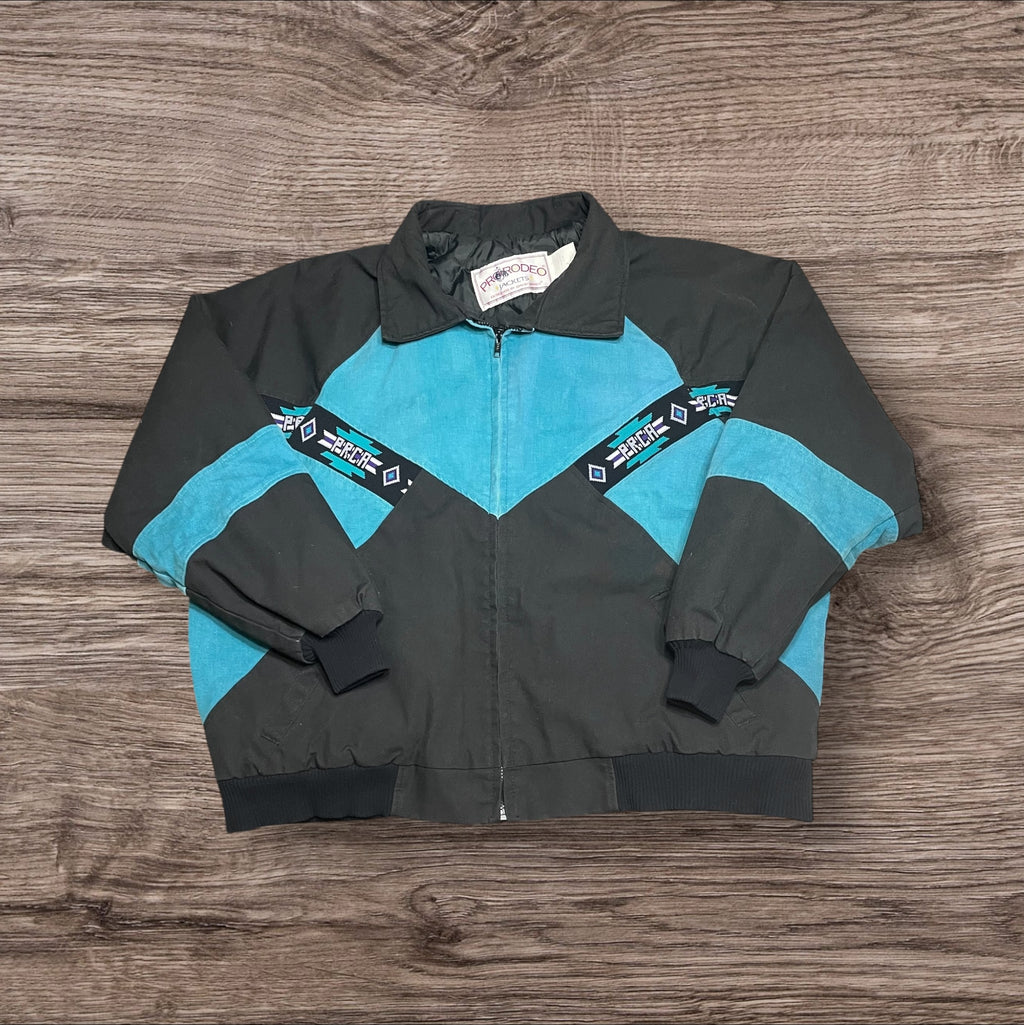 2XLarge Vintage PRCA Aztec Canvas Bomber