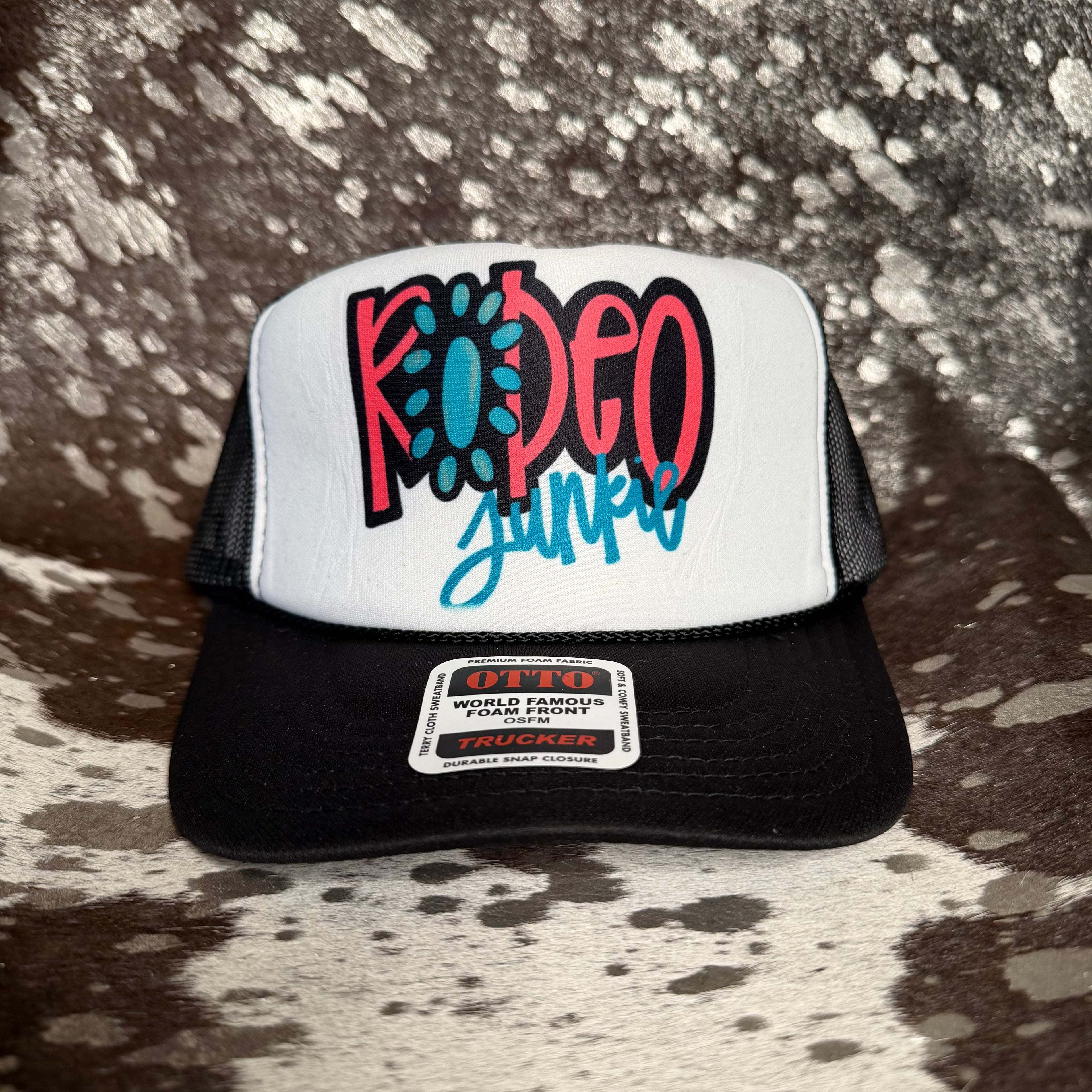 "Rodeo Junkie" Trucker Hat