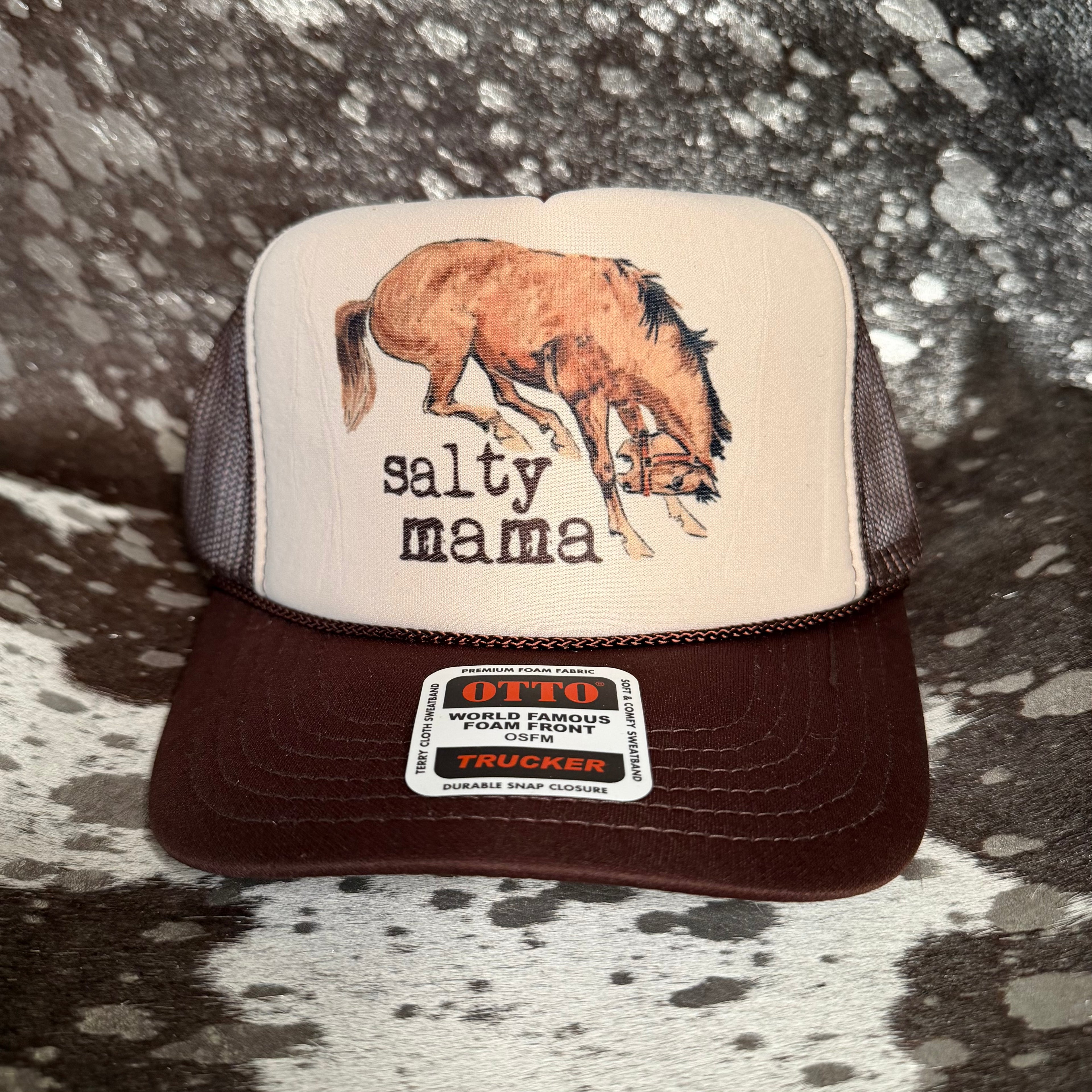 "Salty Mama" Trendy Trucker Hat