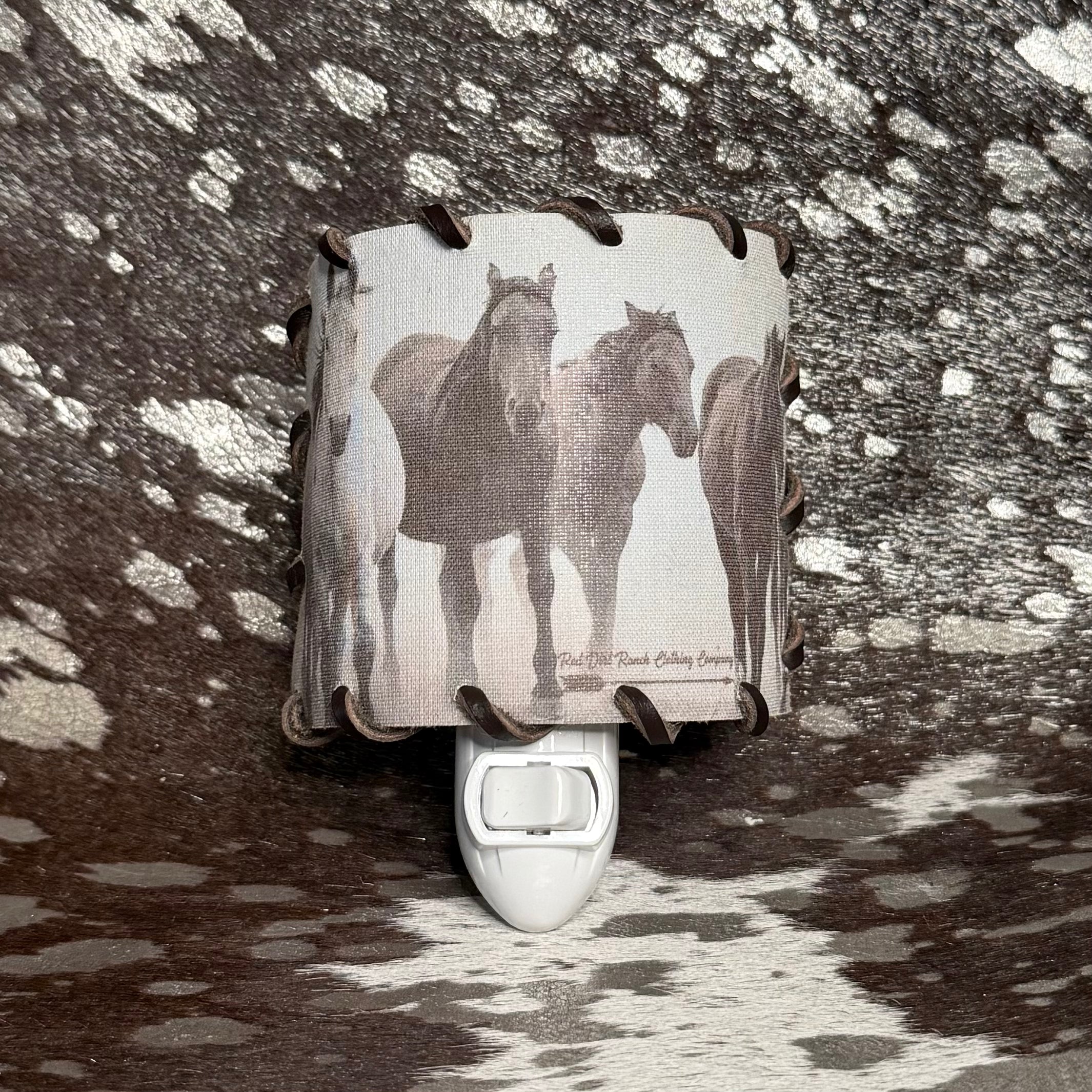 "Horses in Fog" Nightlight