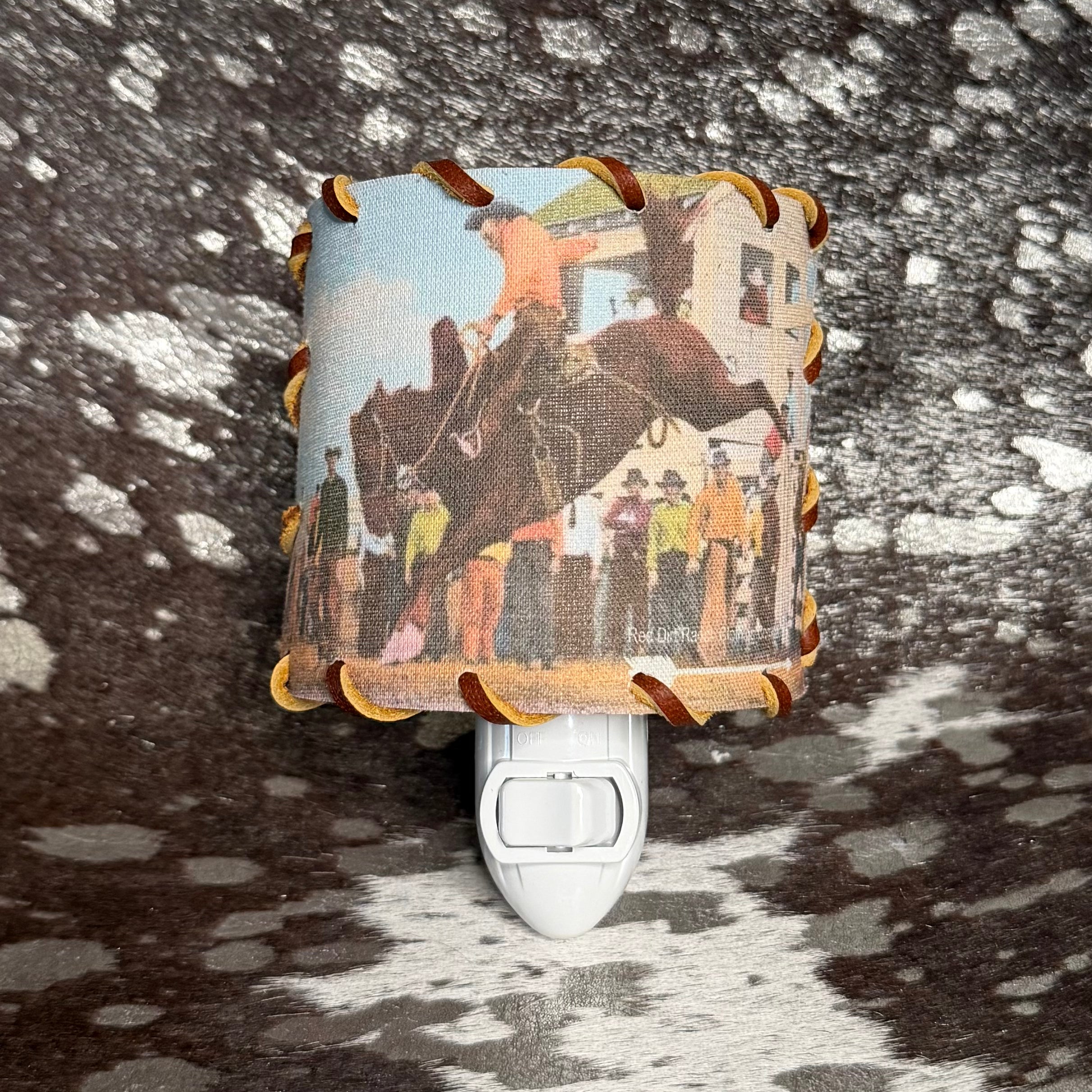 "Let 'er Buck" Western Nightlight