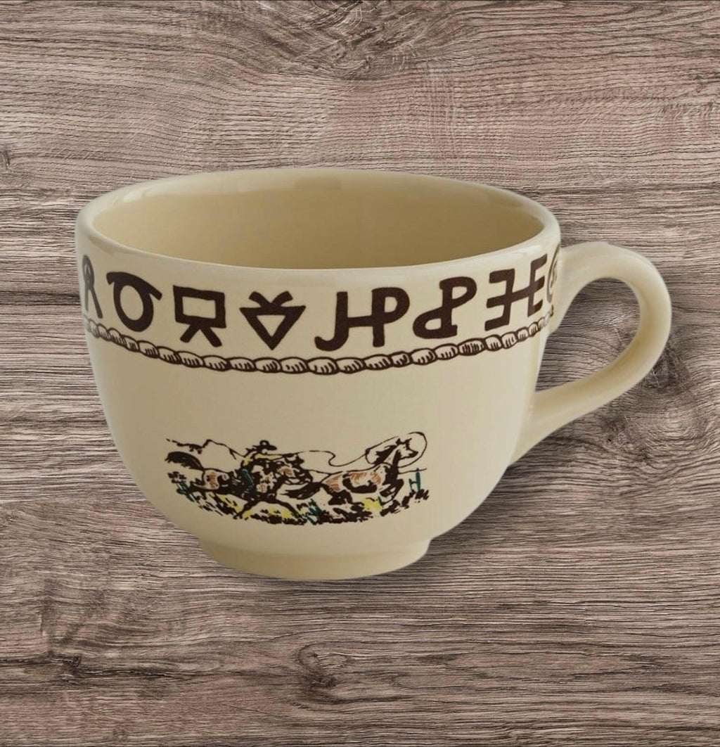 True West Rodeo Pattern 12 oz. X-Large Mug