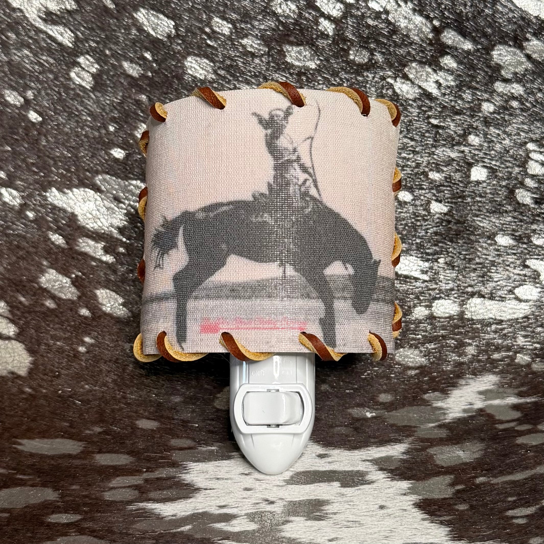 "Old West Cowgirl" Western Nightlight