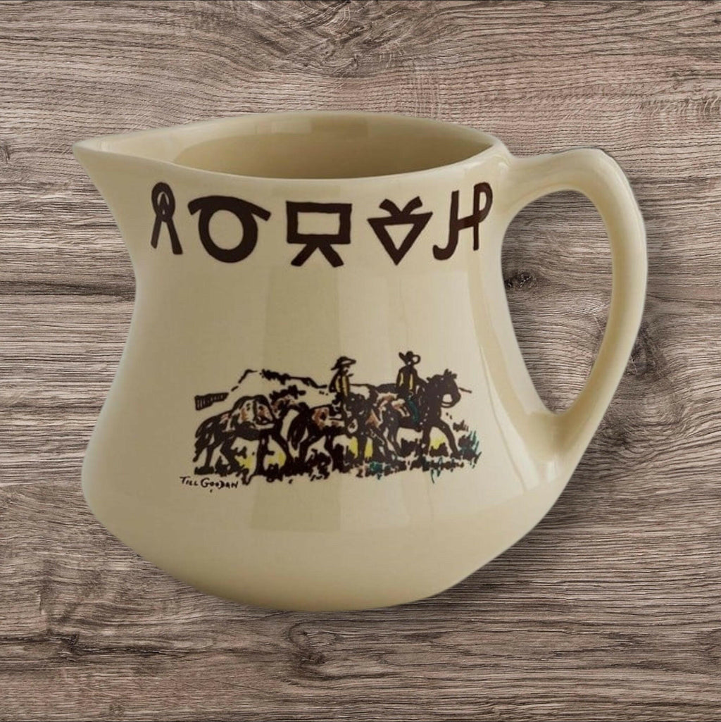 True West Rodeo Pattern 10 oz. Creamer
